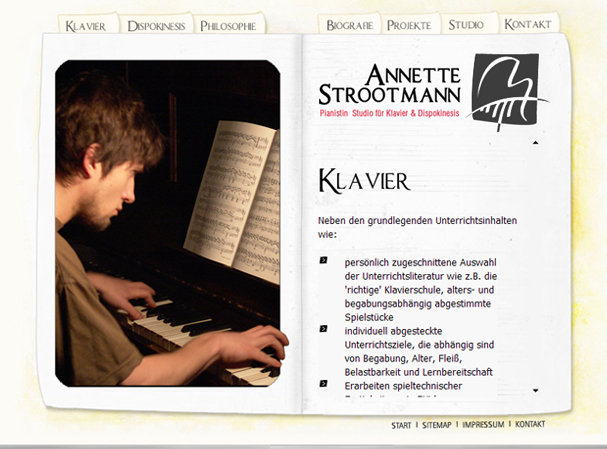 Annette Strootmann - Studio für Klavier und Dispokinesis