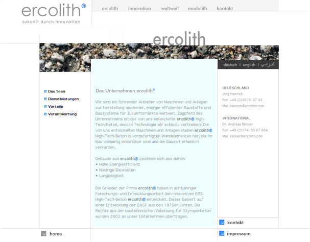 ercolith zukunft durch innovation