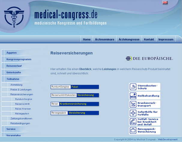 Medical Congress - Medizinische Kongresse und Fortbildungen