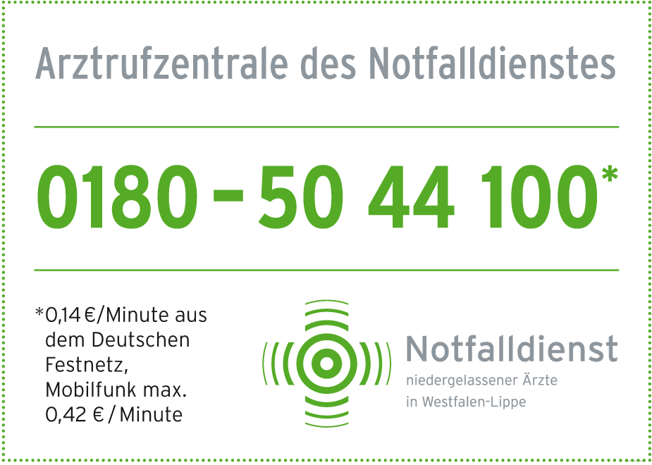 Ärztlicher Notdienst / Notdienst